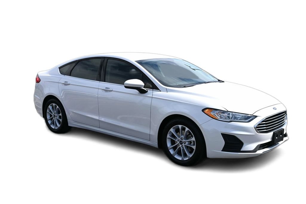 Certified Used 2020 White Platinum Clearcoat Metallic Ford SE image 3