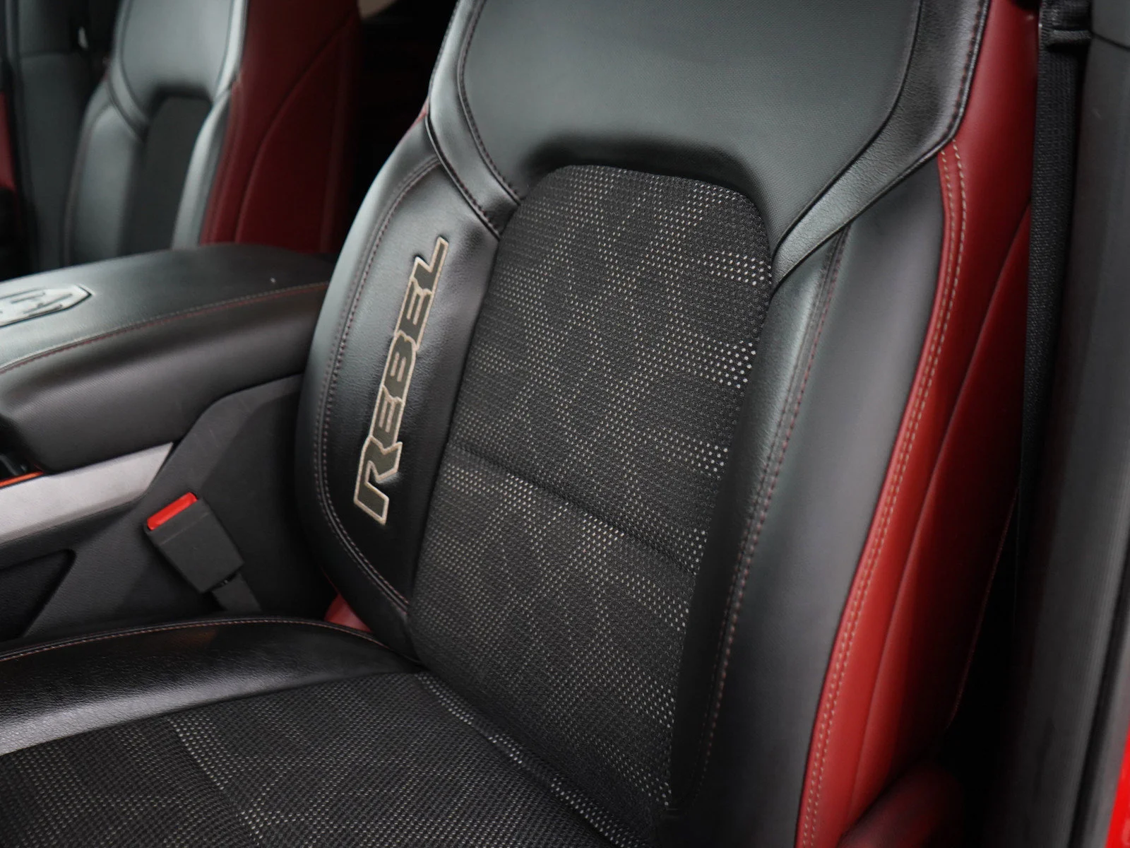 Used 2019 Flame Red Clearcoat Ram Rebel image 28