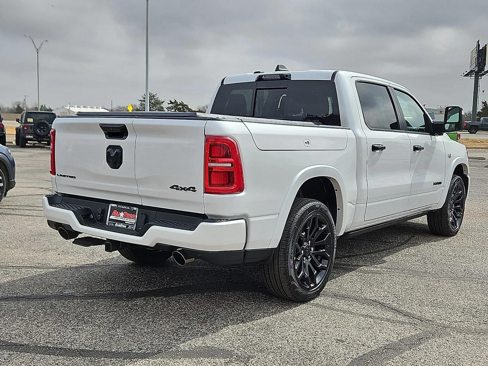 New 2026 Ivory White Tri-Coat Pearlcoat Ram LIMITED CREW CAB 4X4 5