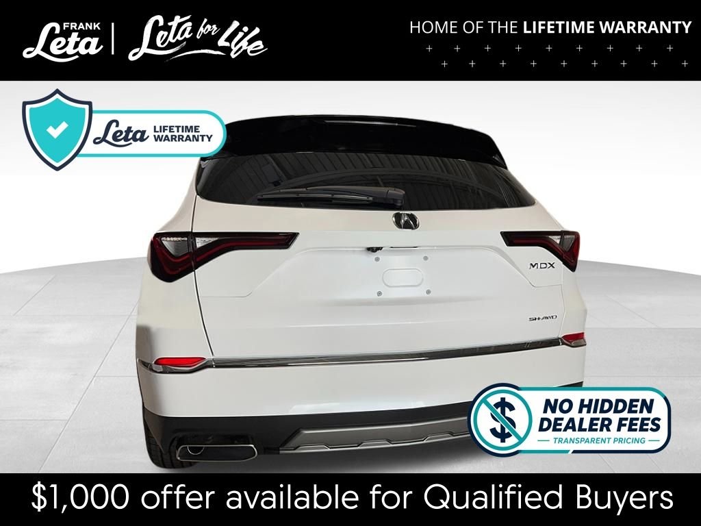 New 2026 Platinum White Pearl Acura  image 4
