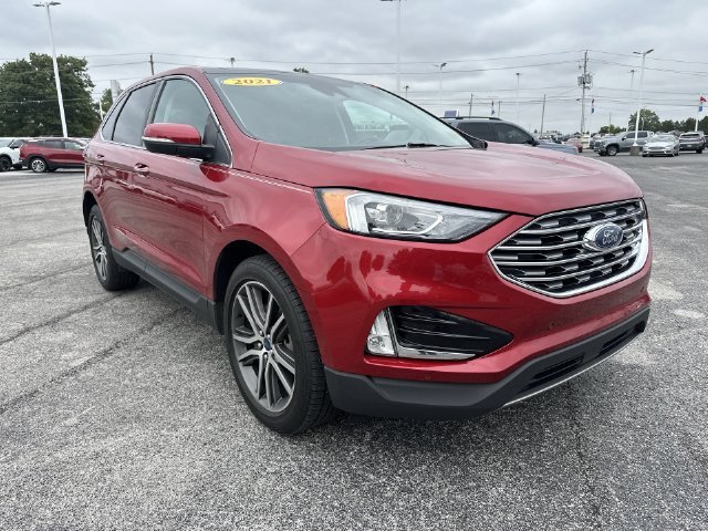 Used 2021 Red Ford Titanium image 11