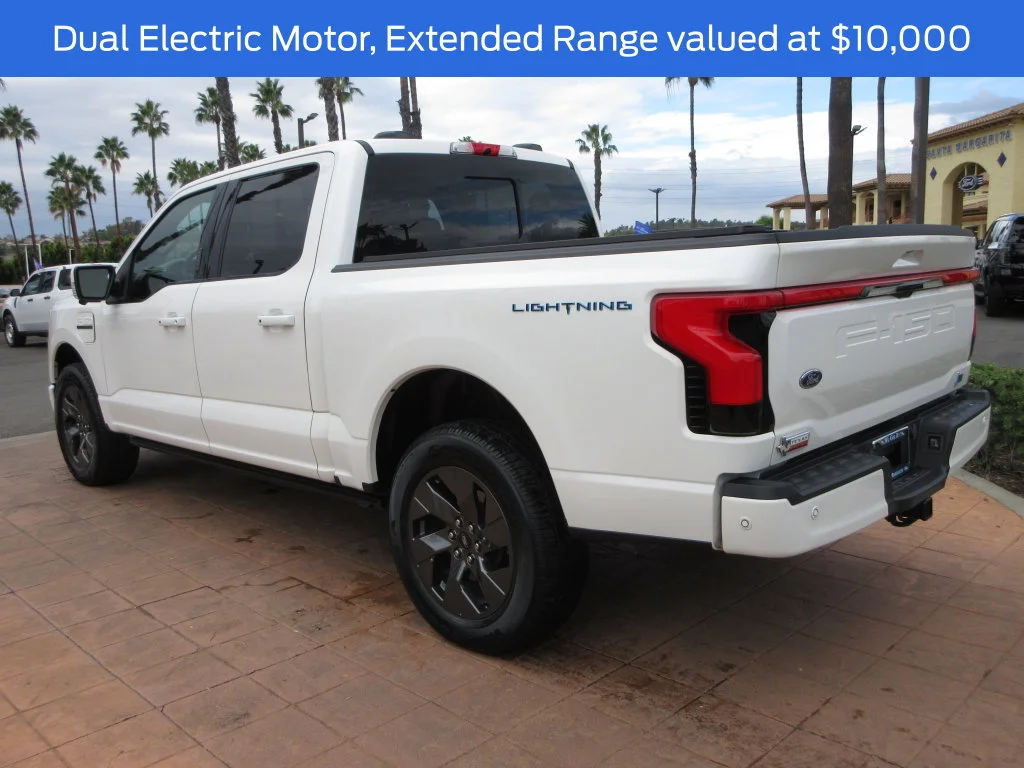 Certified 2023 Ford F-150 Lightning Lariat with VIN 1FTVW1EV6PWG13231 for sale in Rancho Santa Margarita, CA