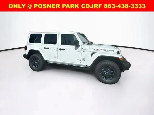 New 2026 Bright White Clear-Coat Exterior Paint Jeep 85th Anniversary image 4