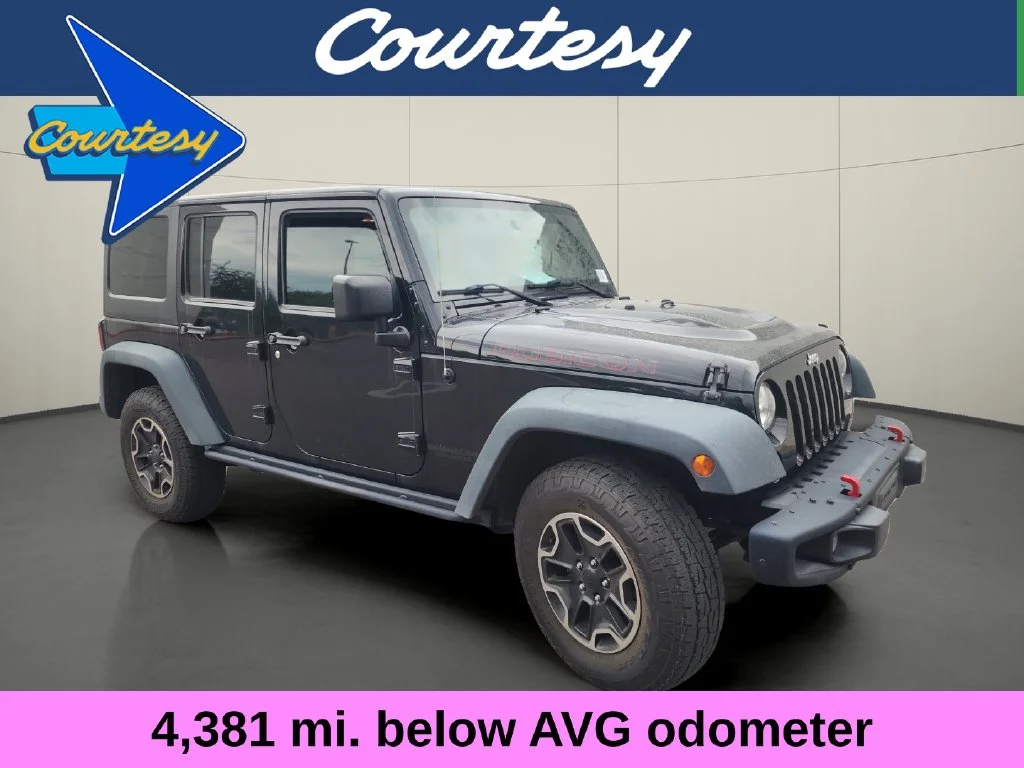 Used 2015 Black Jeep Unlimited Rubicon image 1
