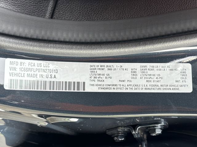 New 2026 Forged Blue Metallic Exterior Paint RAM Rebel image 19