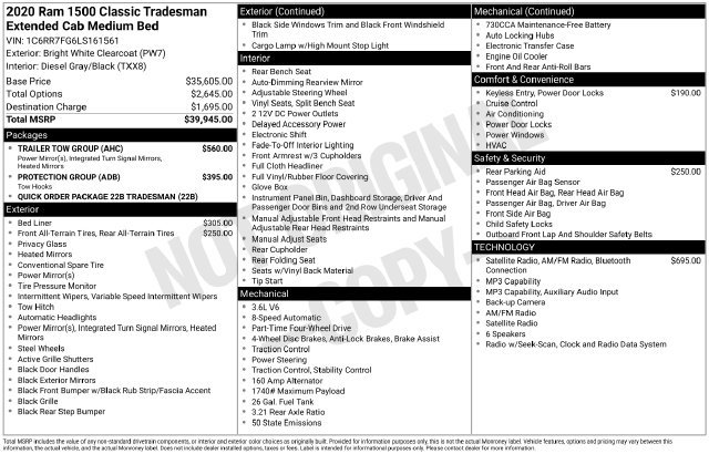 2020 RAM Ram 1500 Classic Tradesman - Photo 29