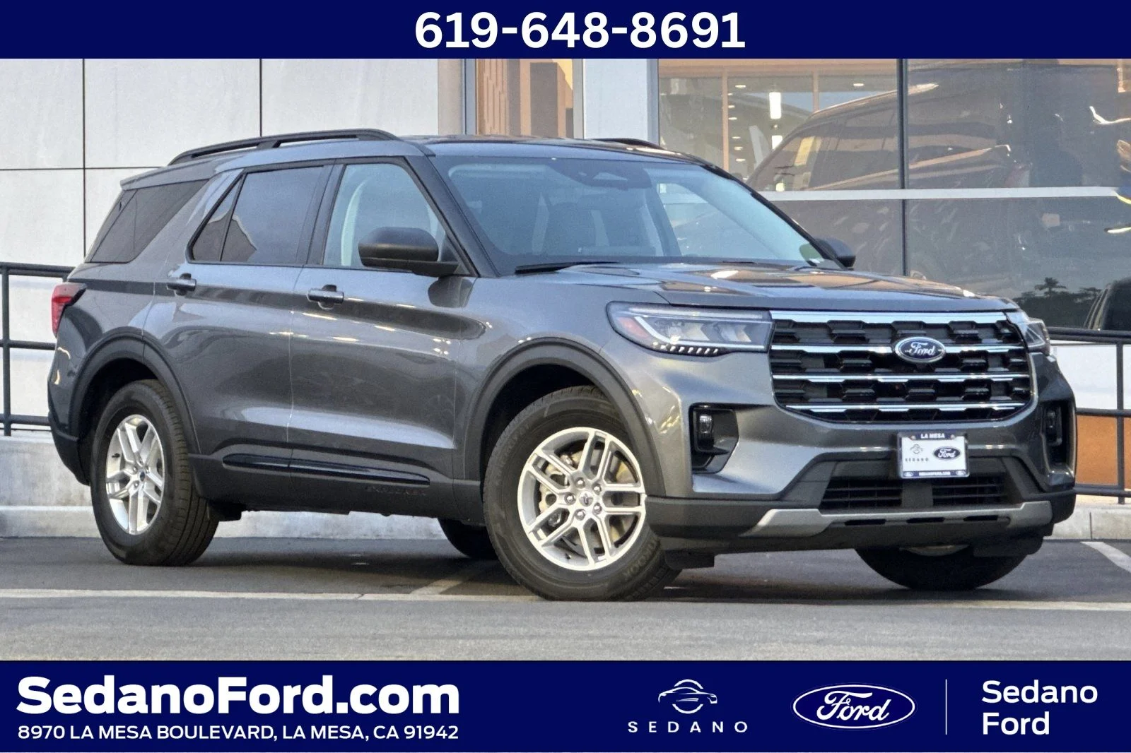 New 2026 Carbonized Gray Metallic Ford Active image 1
