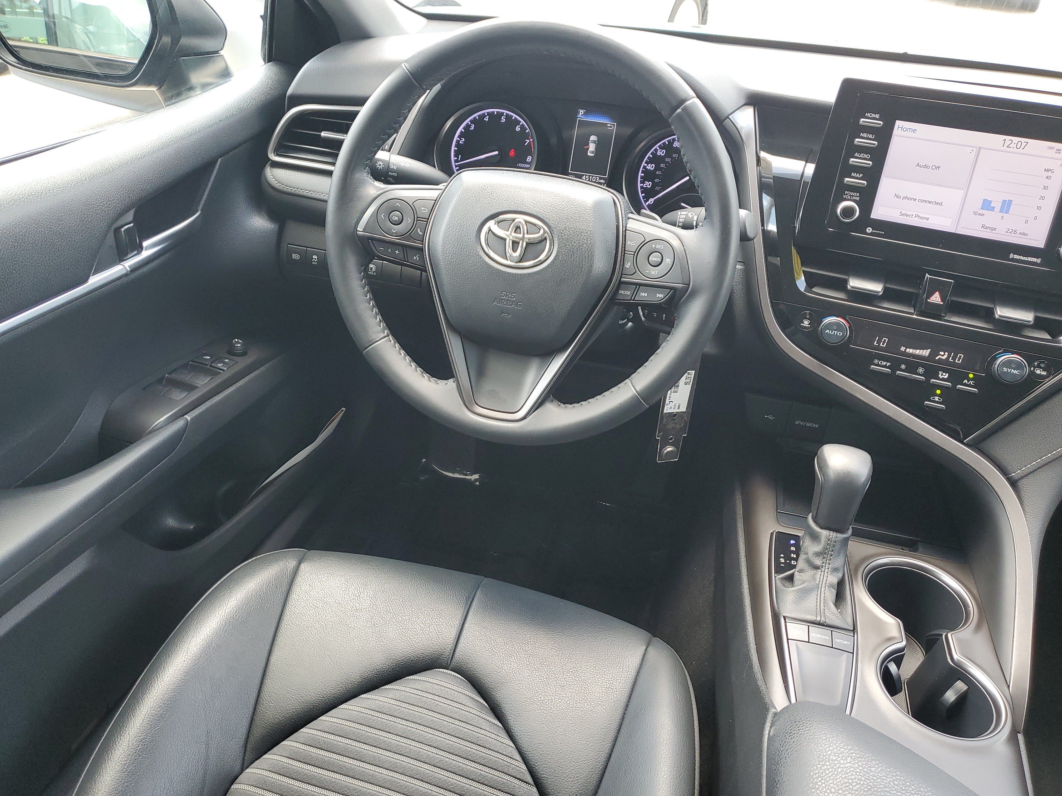 Used 2022 Midnight Black Metallic Toyota SE image 14