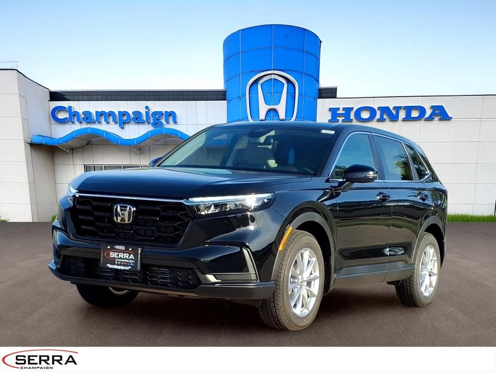 New 2026 Crystal Black Pearl Honda AWD EX image 1