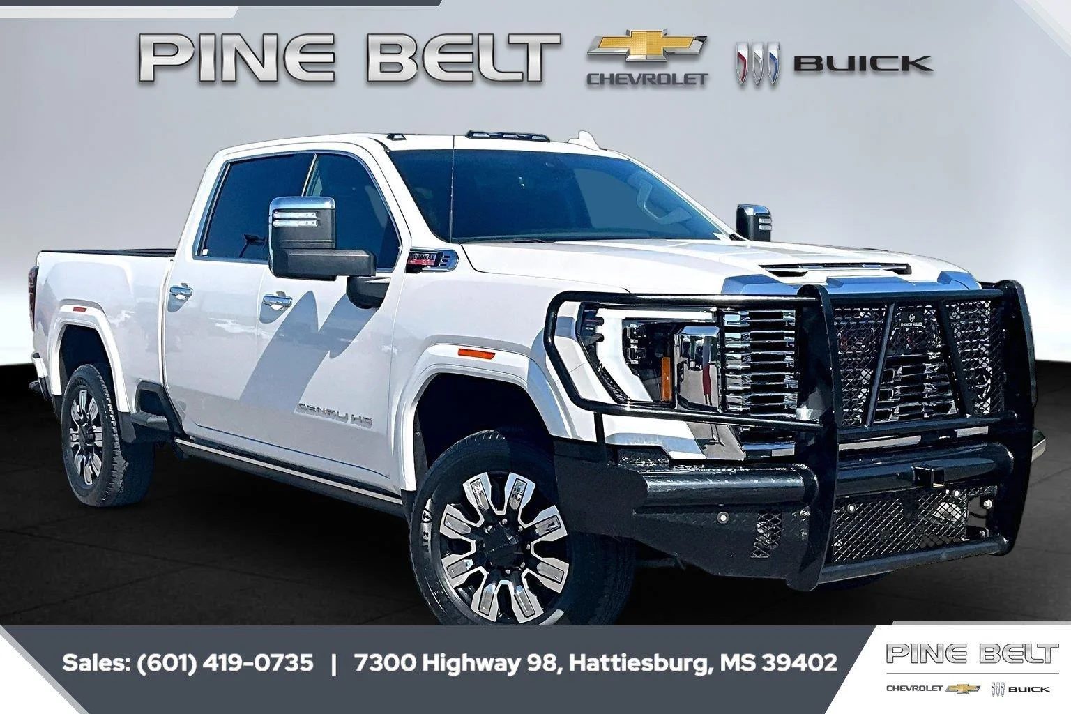 Used 2024 White Frost Tricoat GMC Denali image 1