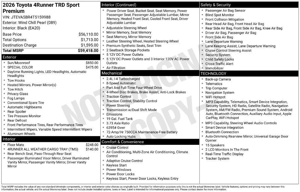 2026 Toyota 4Runner TRD Sport Premium - Photo 7