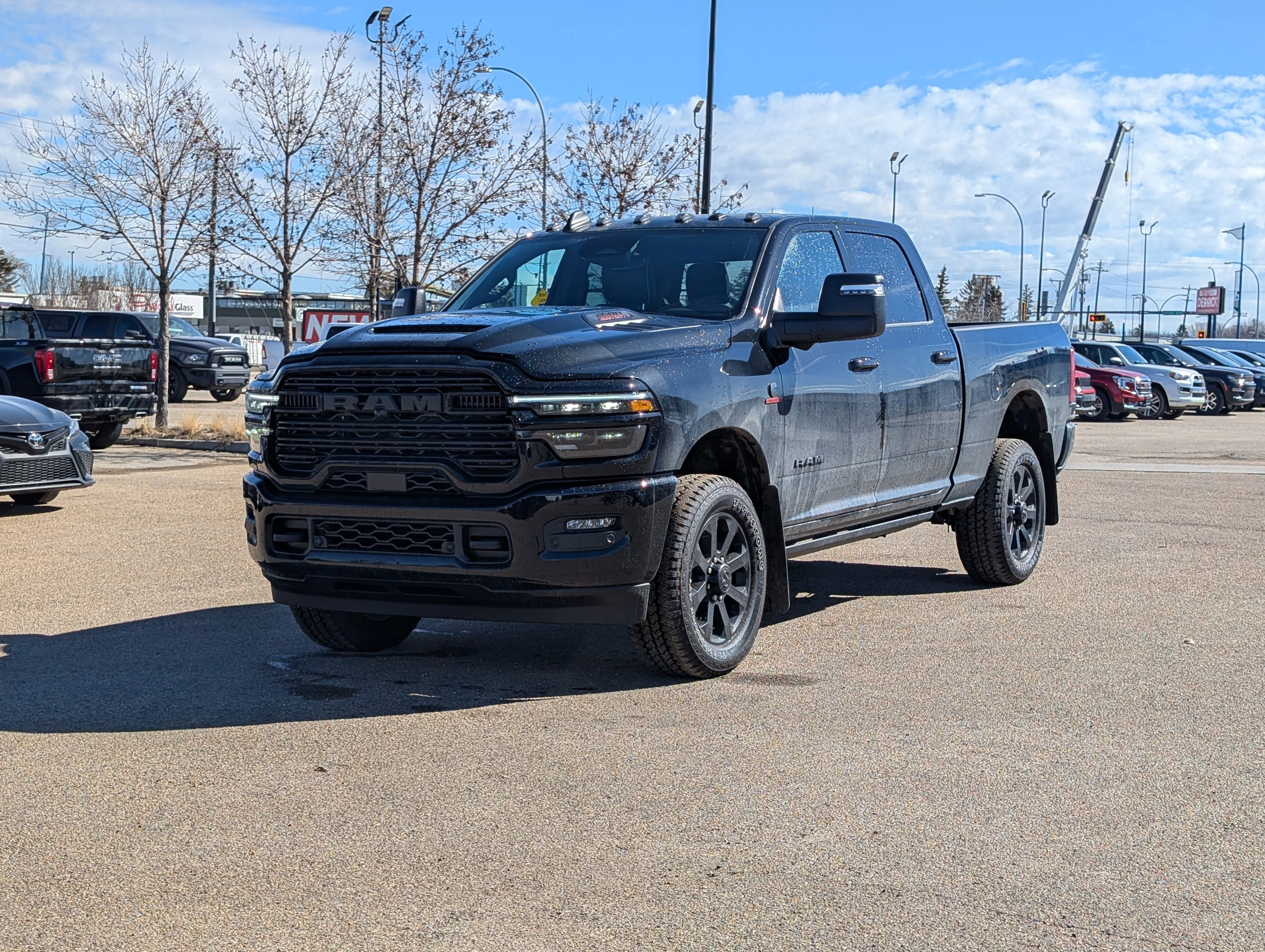 Used 2026 Diamond Black Crystal Pearlcoat Ram Laramie image 2
