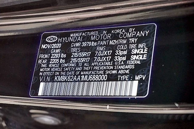 Used 2021 Black Hyundai SEL Plus image 32