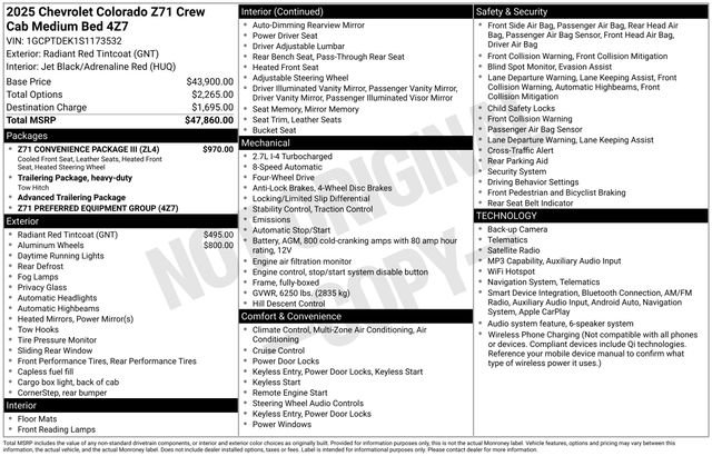 Used 2025 Red Chevrolet Z71 image 22
