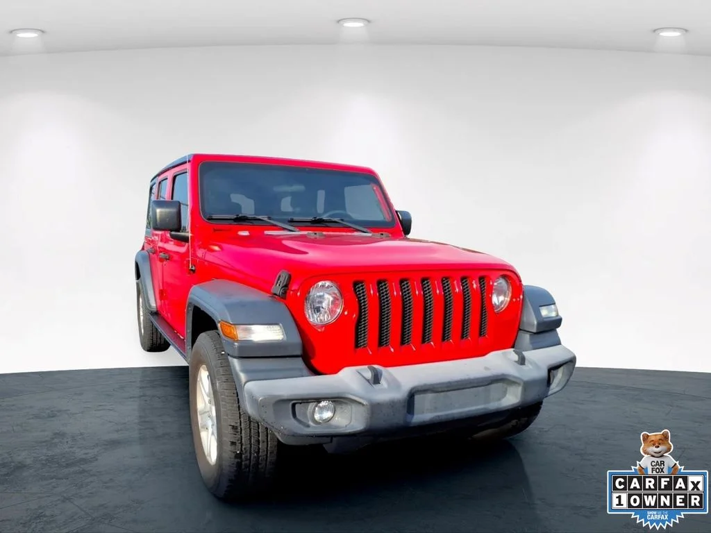 Used 2018 Red Jeep Unlimited Sport S image 9
