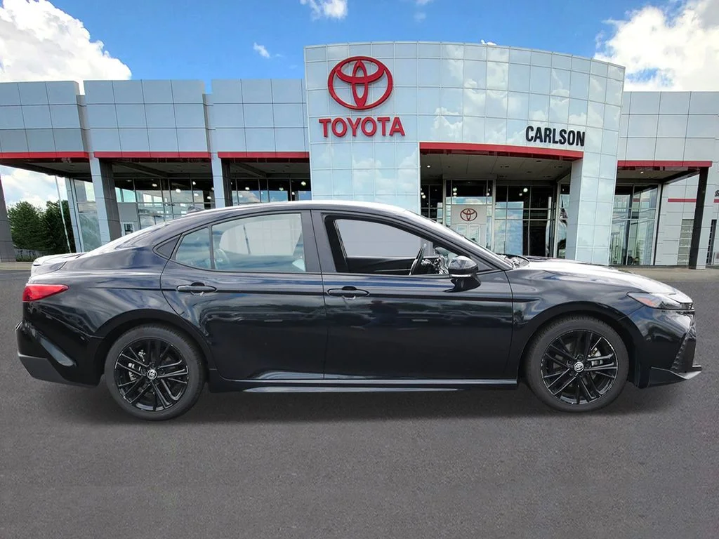 Certified Used 2025 Black Toyota SE image 4