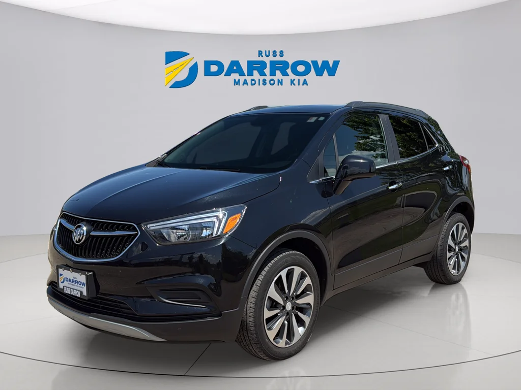 Used 2021 Ebony Twilight Metallic Buick Preferred image 1