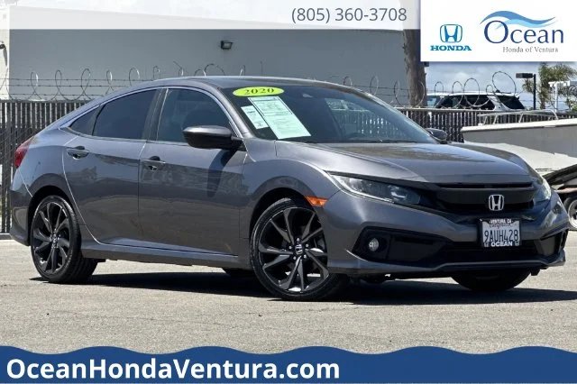 Used 2020 Gray Honda Sport image 1