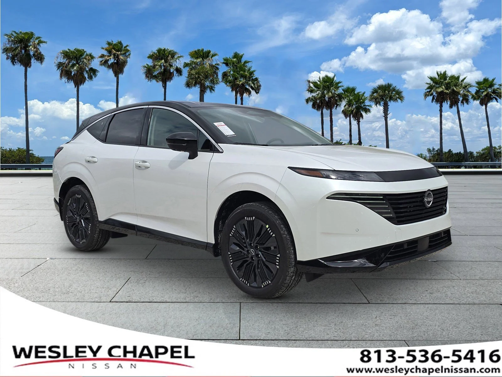 New 2026 Everest White Pearl TriCoat / Super Black Two-tone Nissan Platinum image 1