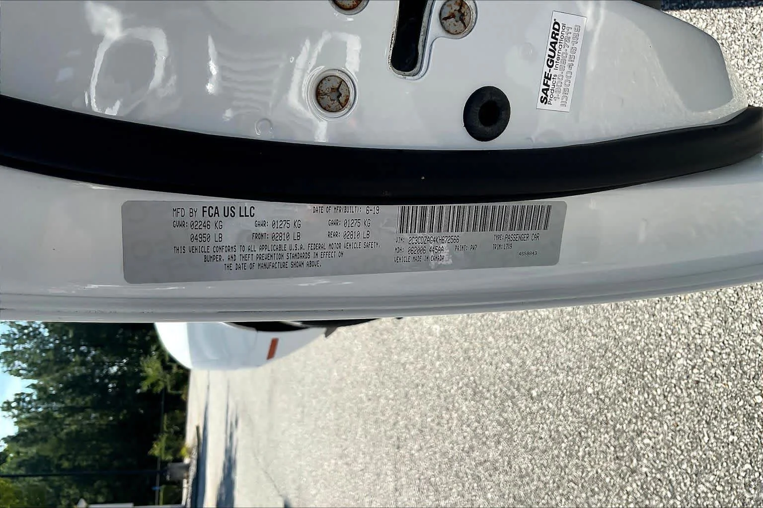 Used 2019 White Knuckle Clearcoat Dodge SXT image 33