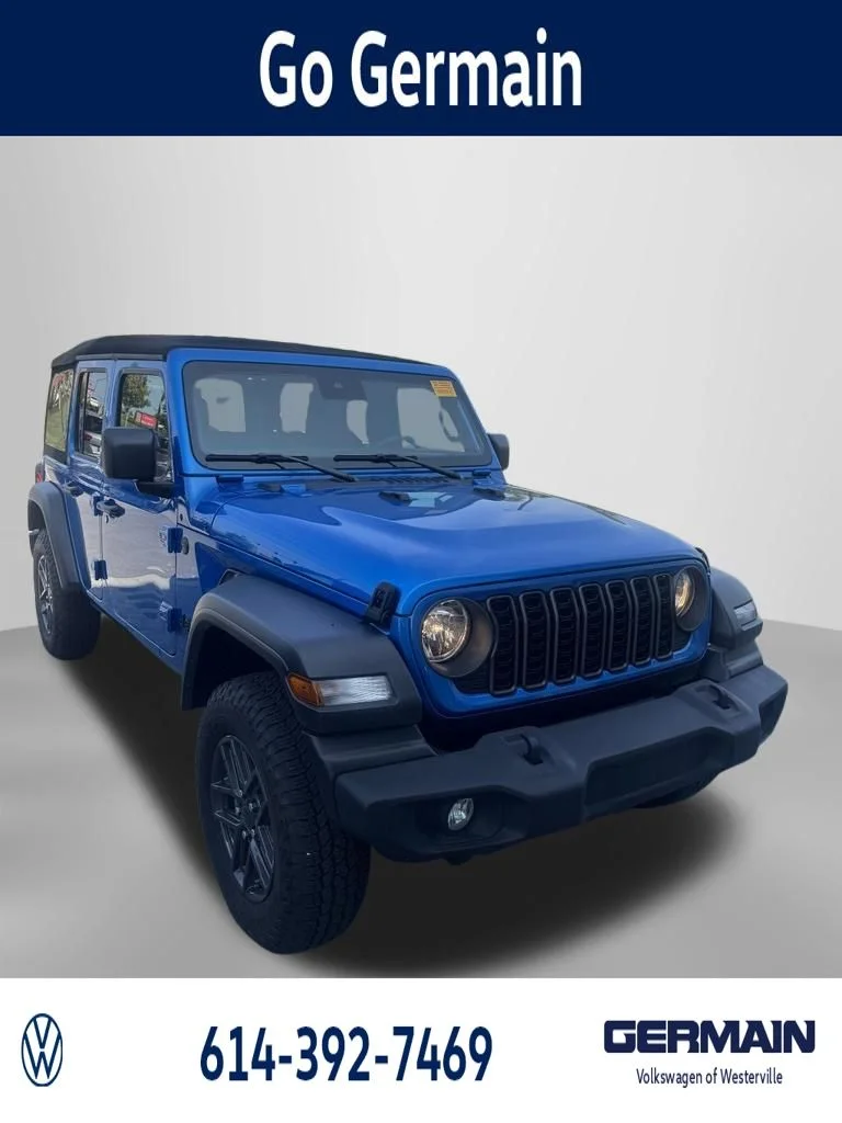 Used 2024 Blue Jeep Sport S image 1
