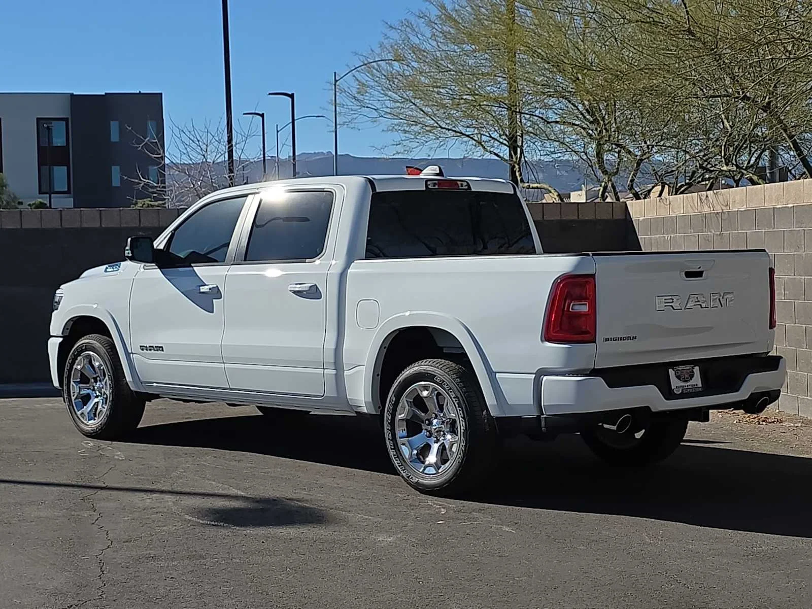 New 2026 Bright White Clear-Coat Exterior Paint RAM Big Horn image 6