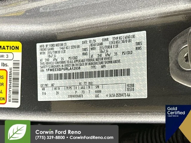Certified Used 2024 Gray Metallic Ford Outer Banks image 36
