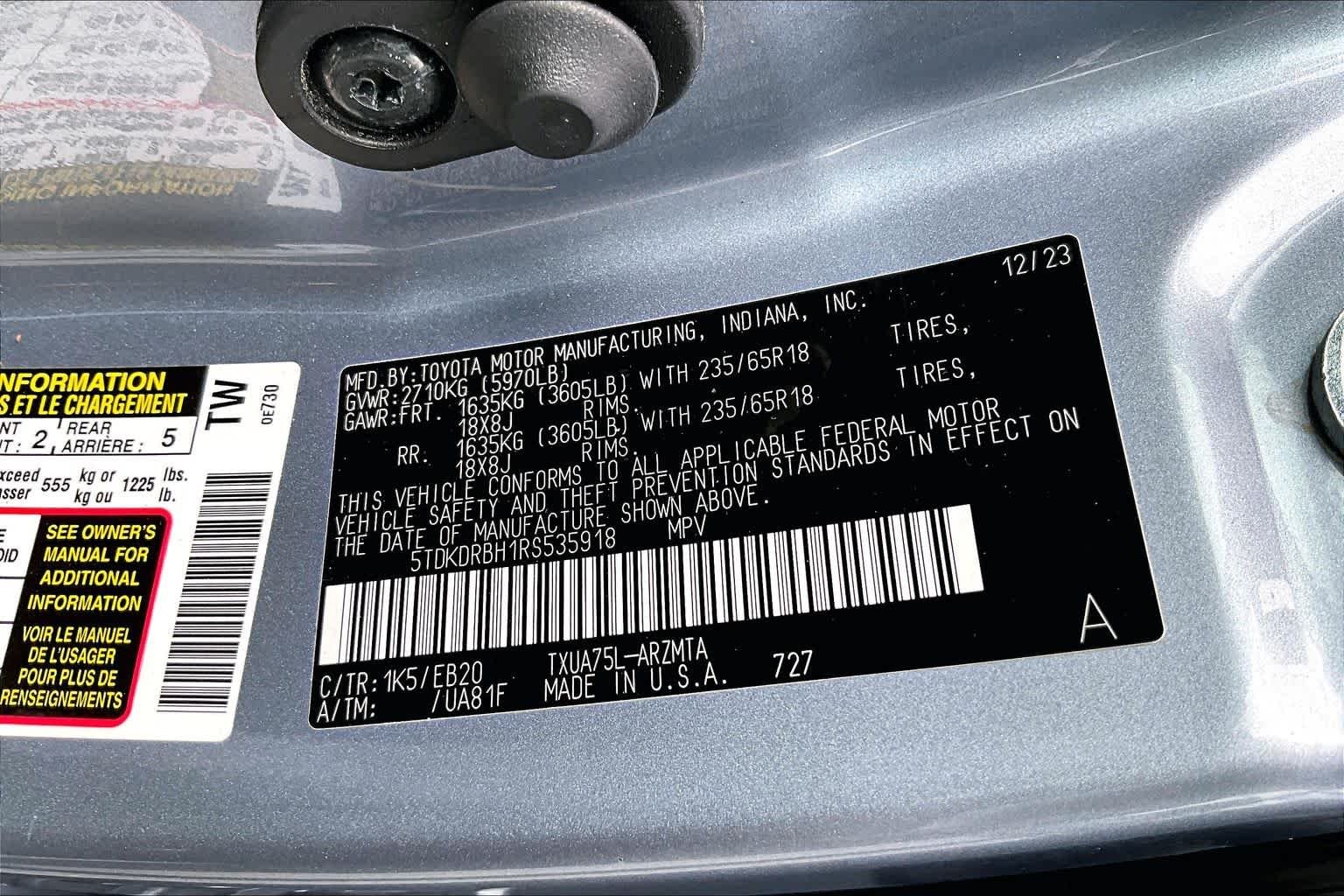 Used 2024 Moon Dust Toyota XLE image 37