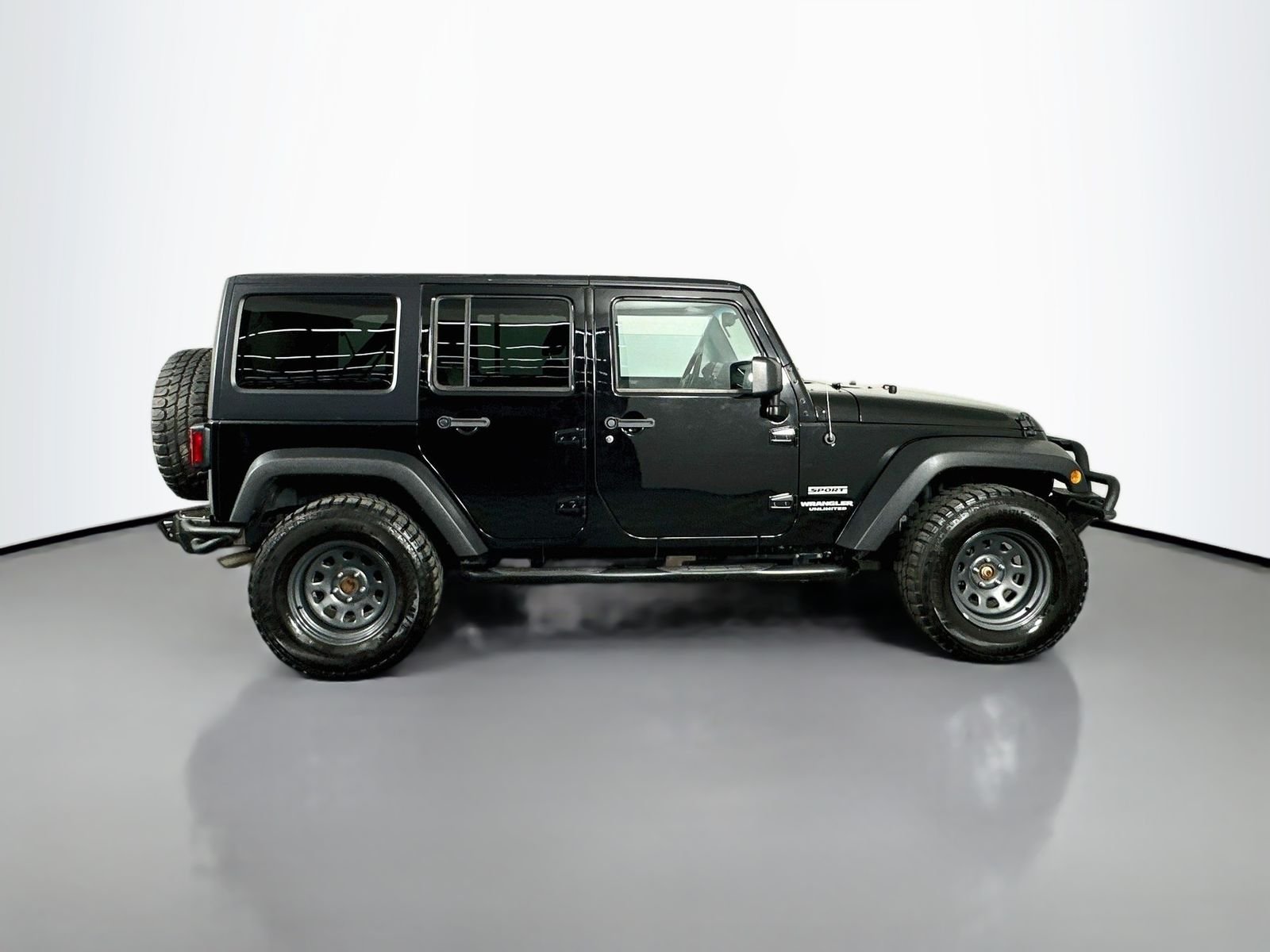 Used 2017 Black Clearcoat Jeep Unlimited Sport image 8