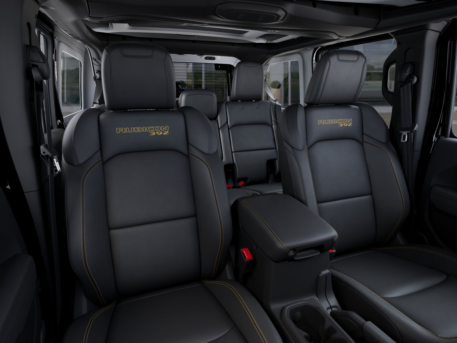 New 2025 Black Clear-Coat Exterior Paint Jeep Rubicon 392 image 9