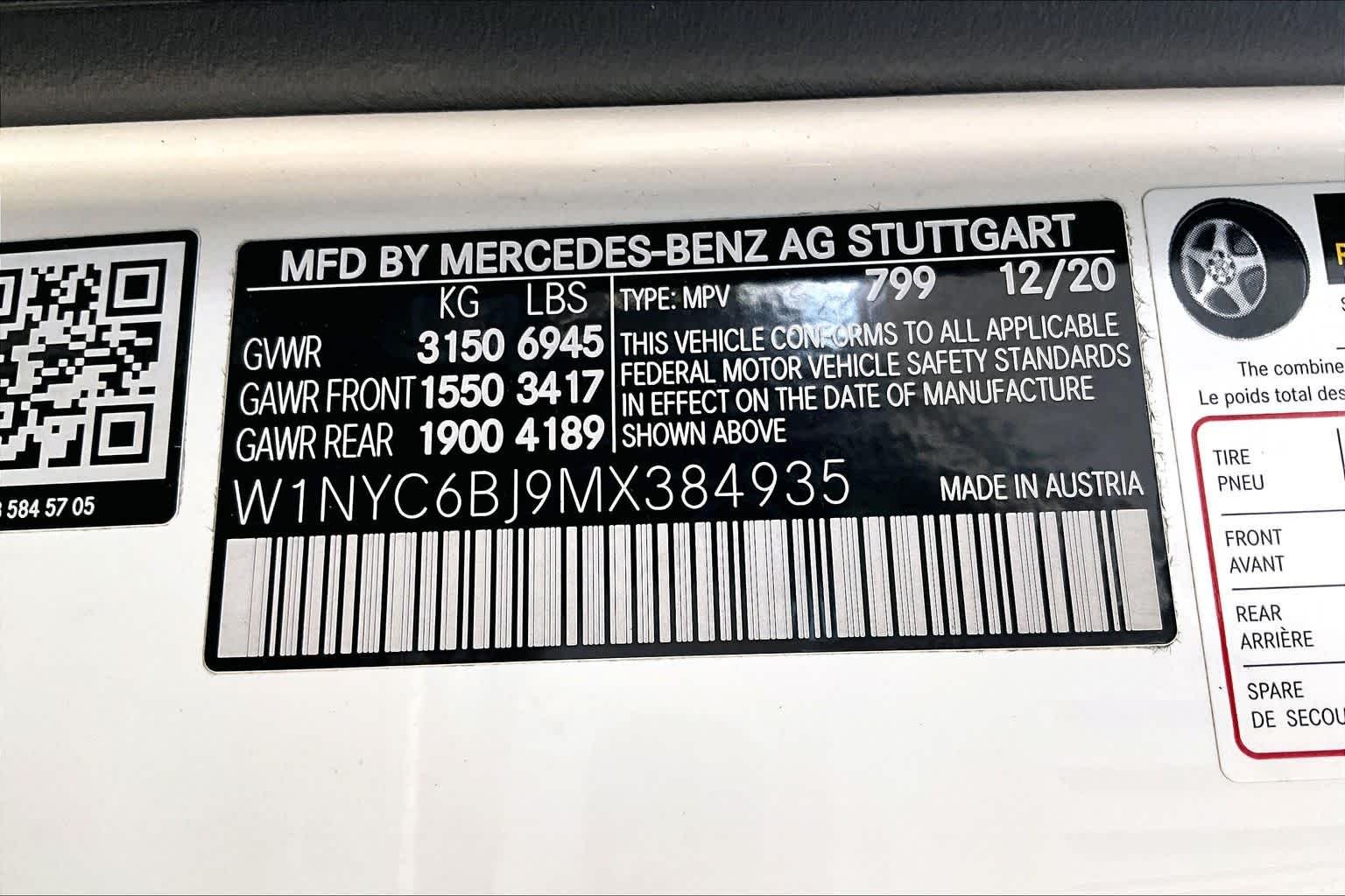 Certified Used 2021 designo Diamond White Metallic Mercedes-Benz G 550 image 38