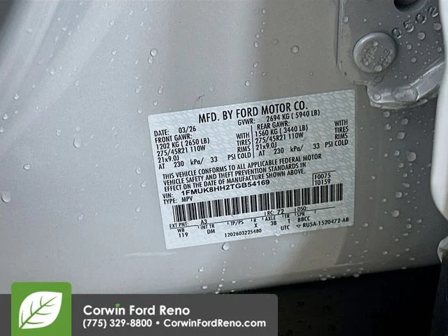 New 2026 Space White Metallic Ford Platinum image 37