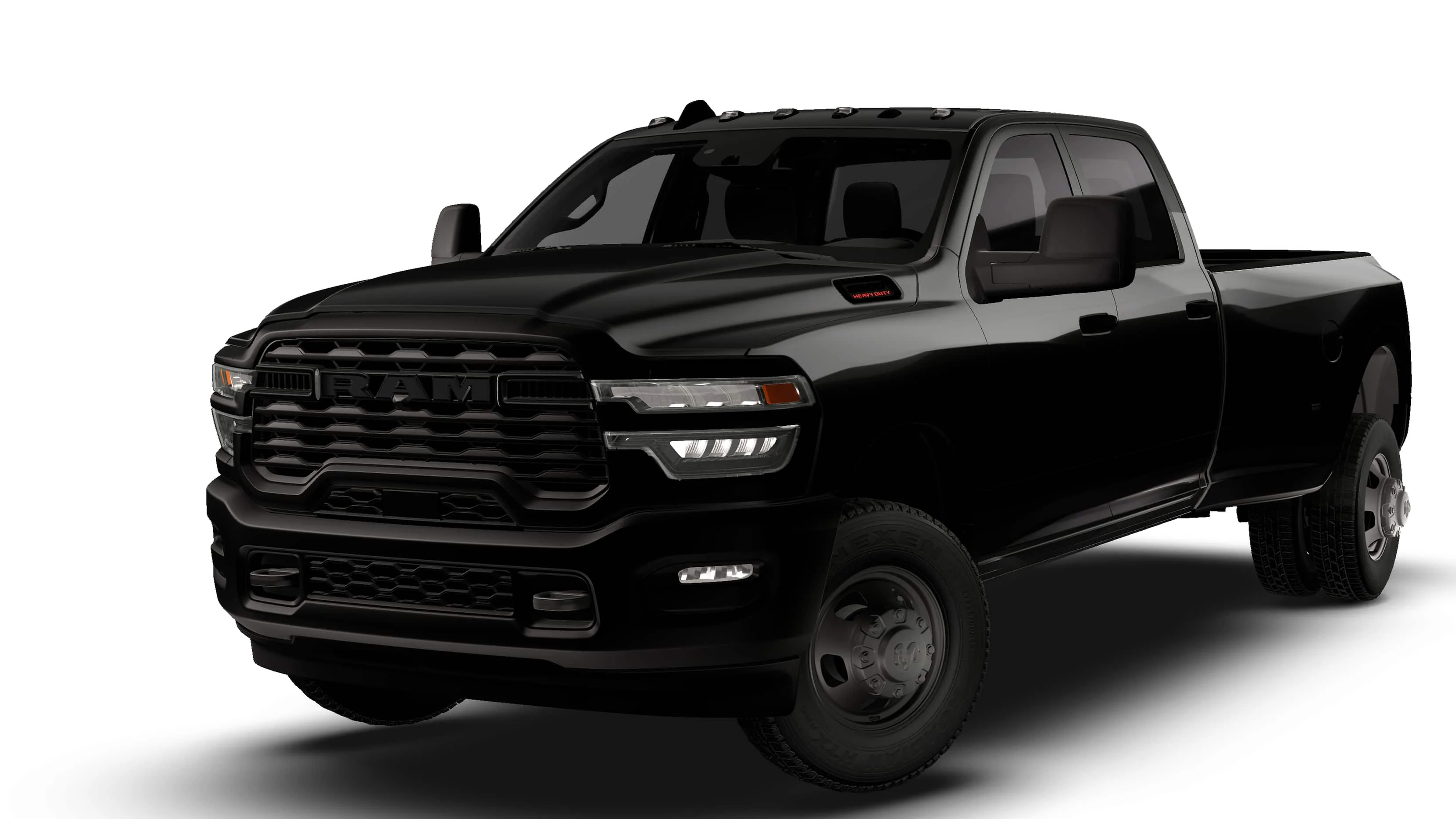 New 2026 Diamond Black Crystal Pearl-Coat Exterior Paint RAM TRADESMAN image 13