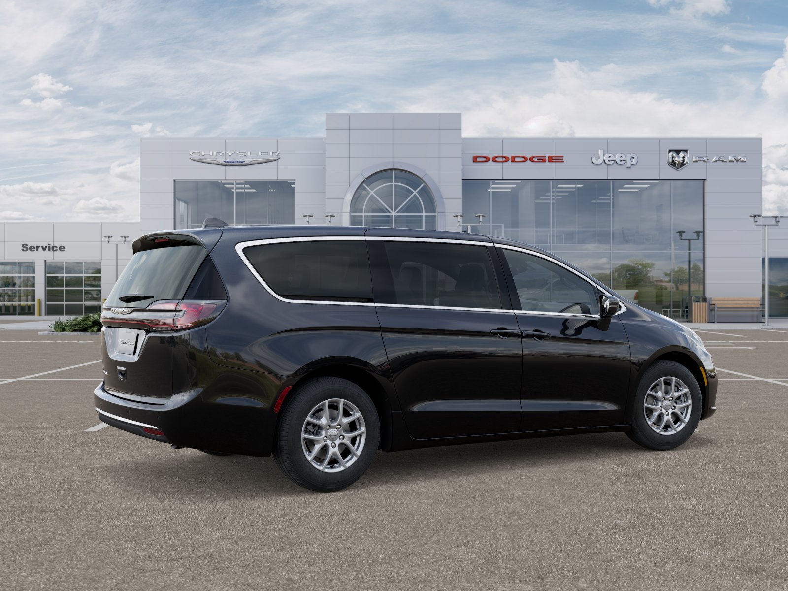 New 2026 Diamond Black Crystal Pearl-Coat Exterior Paint Chrysler Select image 30