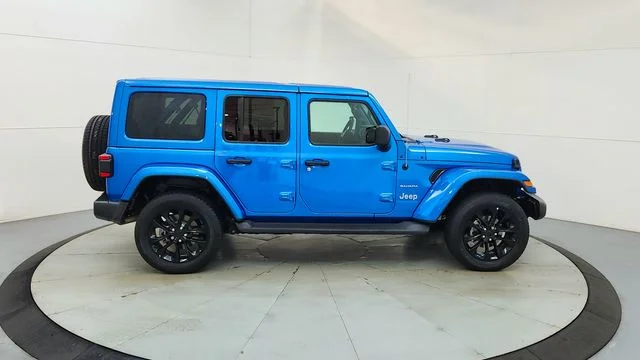 Used 2023 Blue Jeep Sahara 4xe image 11