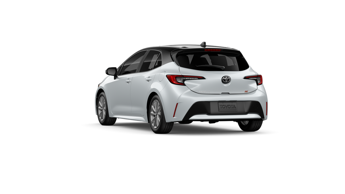 New 2027 Wind Chill Pearl with Black roof Toyota SE image 7