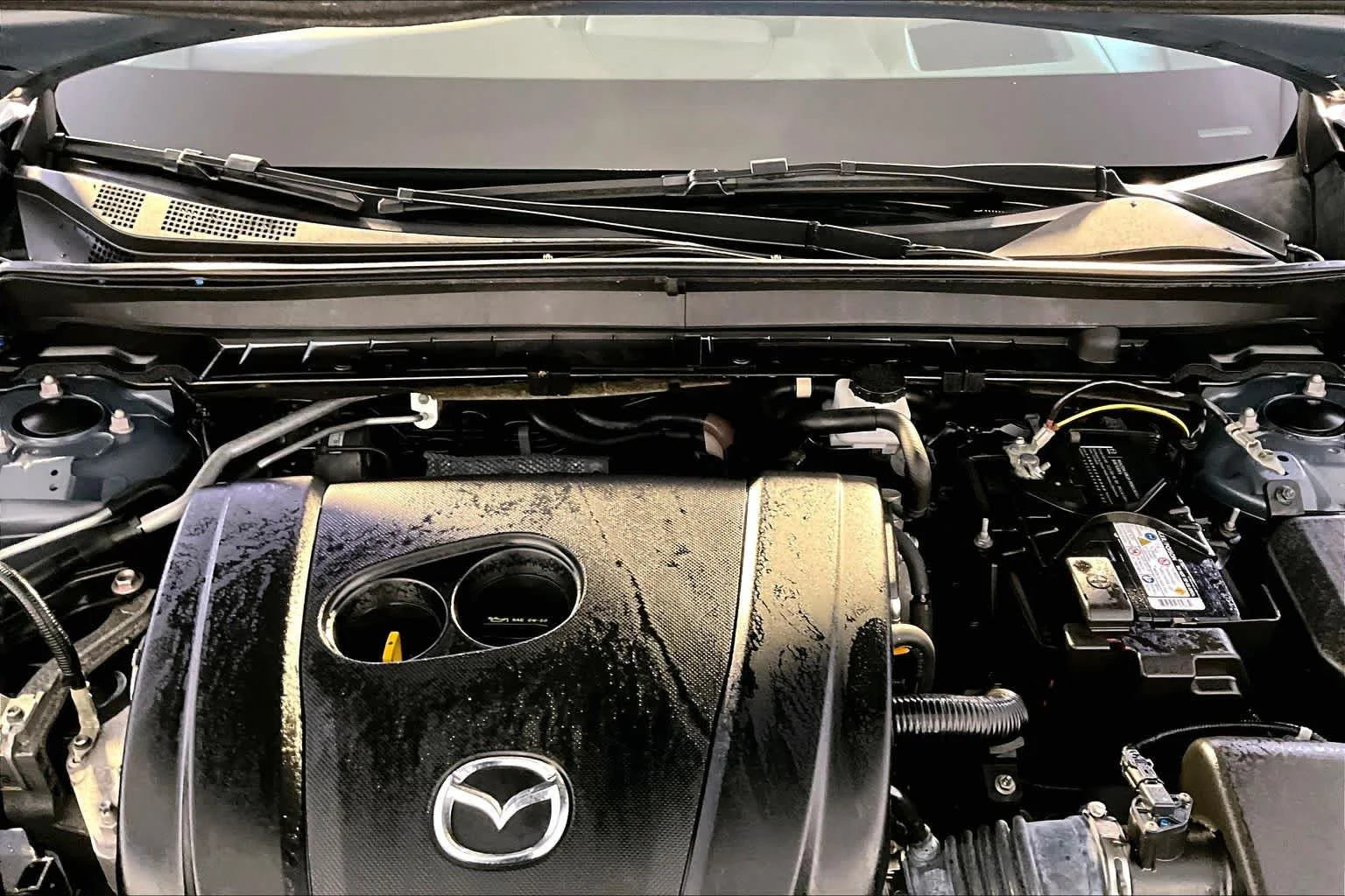 Used 2021 Polymetal Gray Metallic Mazda Premium image 30