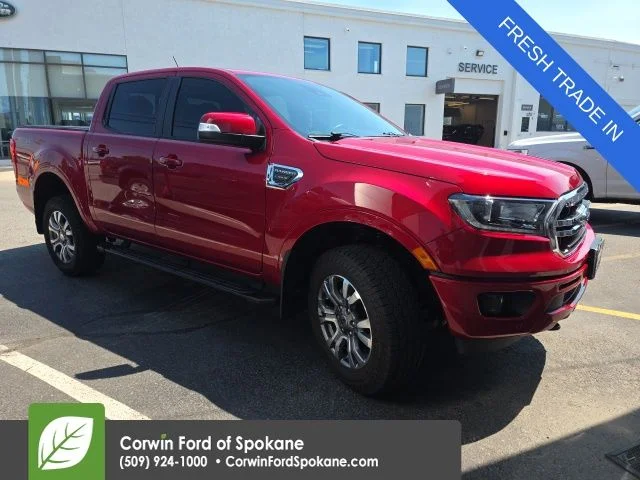 Used 2020 Rapid Red Metallic Tinted Clearcoat Ford Lariat image 1