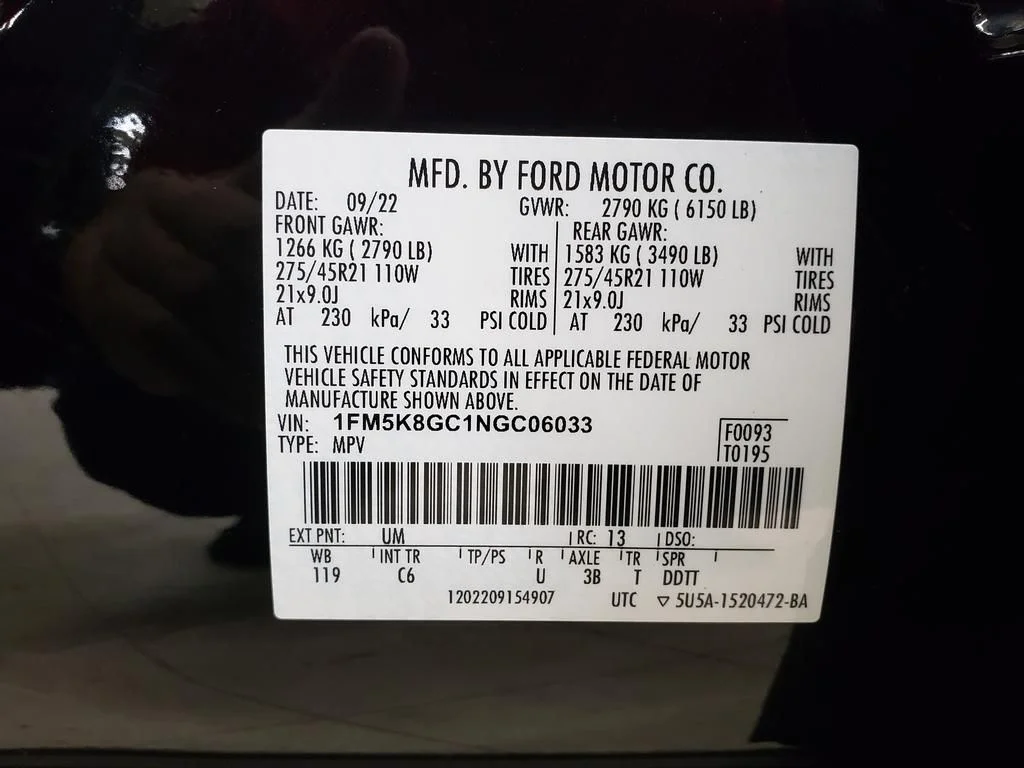 Certified Used 2022 Black Metallic Ford ST image 26