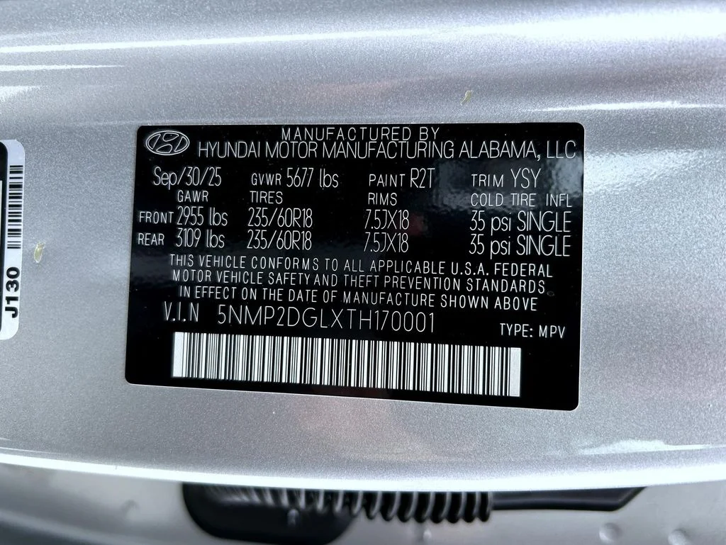 Used 2026 Silver Hyundai SEL image 28