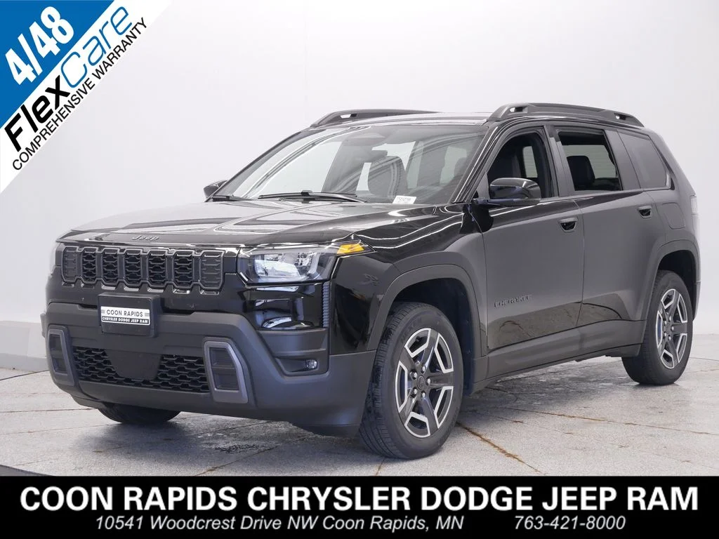 New 2026 Diamond Black Crystal Pearlcoat Jeep Limited image 1