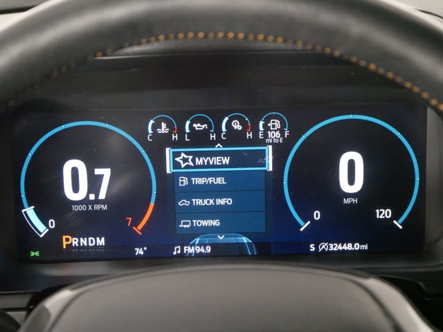Used 2023 Azure Gray Metallic Tri-Coat Ford Crew Cab Tremor image 21
