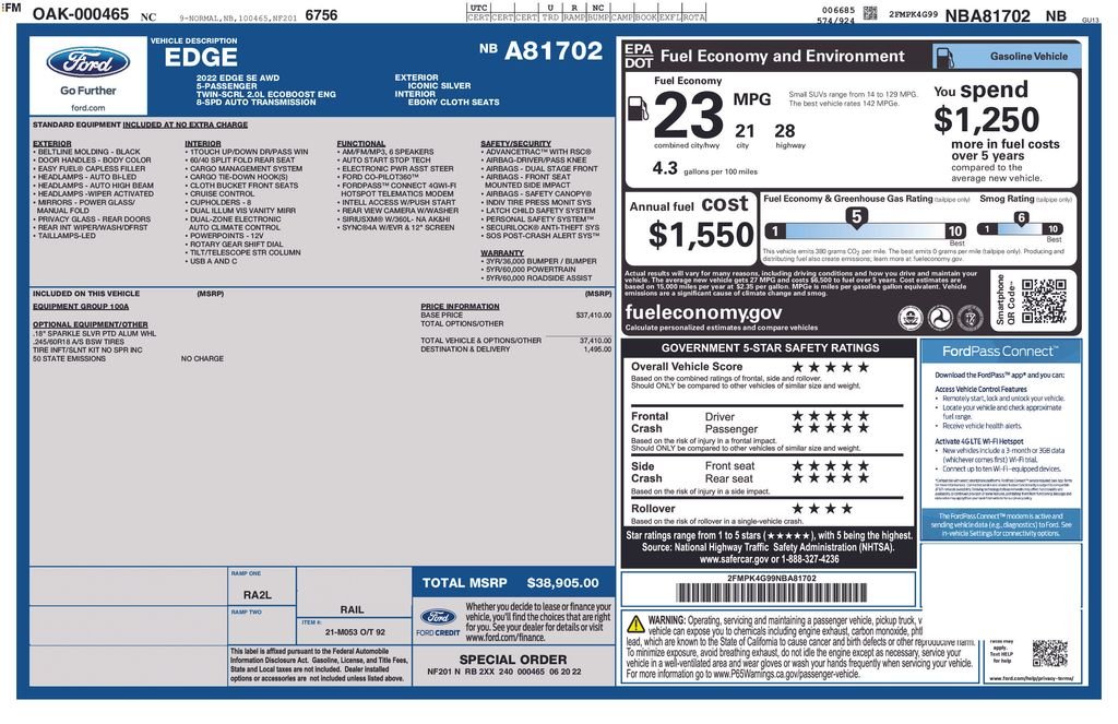 2022 Ford Edge SE - Photo 40