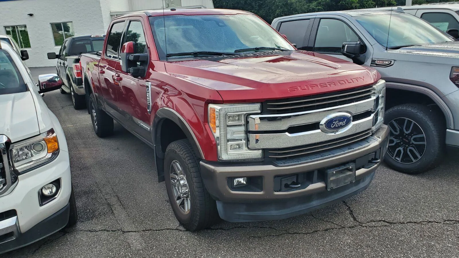 Used 2017 Ruby Red Metallic Ford Lariat image 2