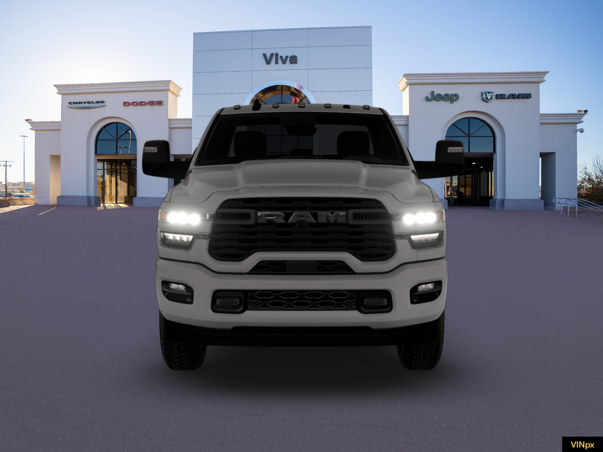 New 2026 Ceramic Gray Clear-Coat Exterior Paint RAM Big Horn image 12