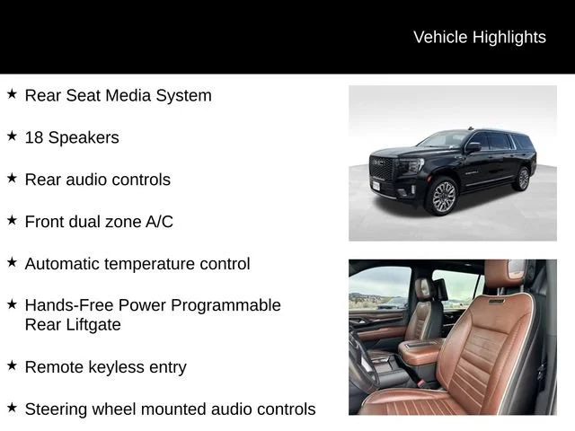 Used 2023 Onyx Black GMC Denali Ultimate image 14