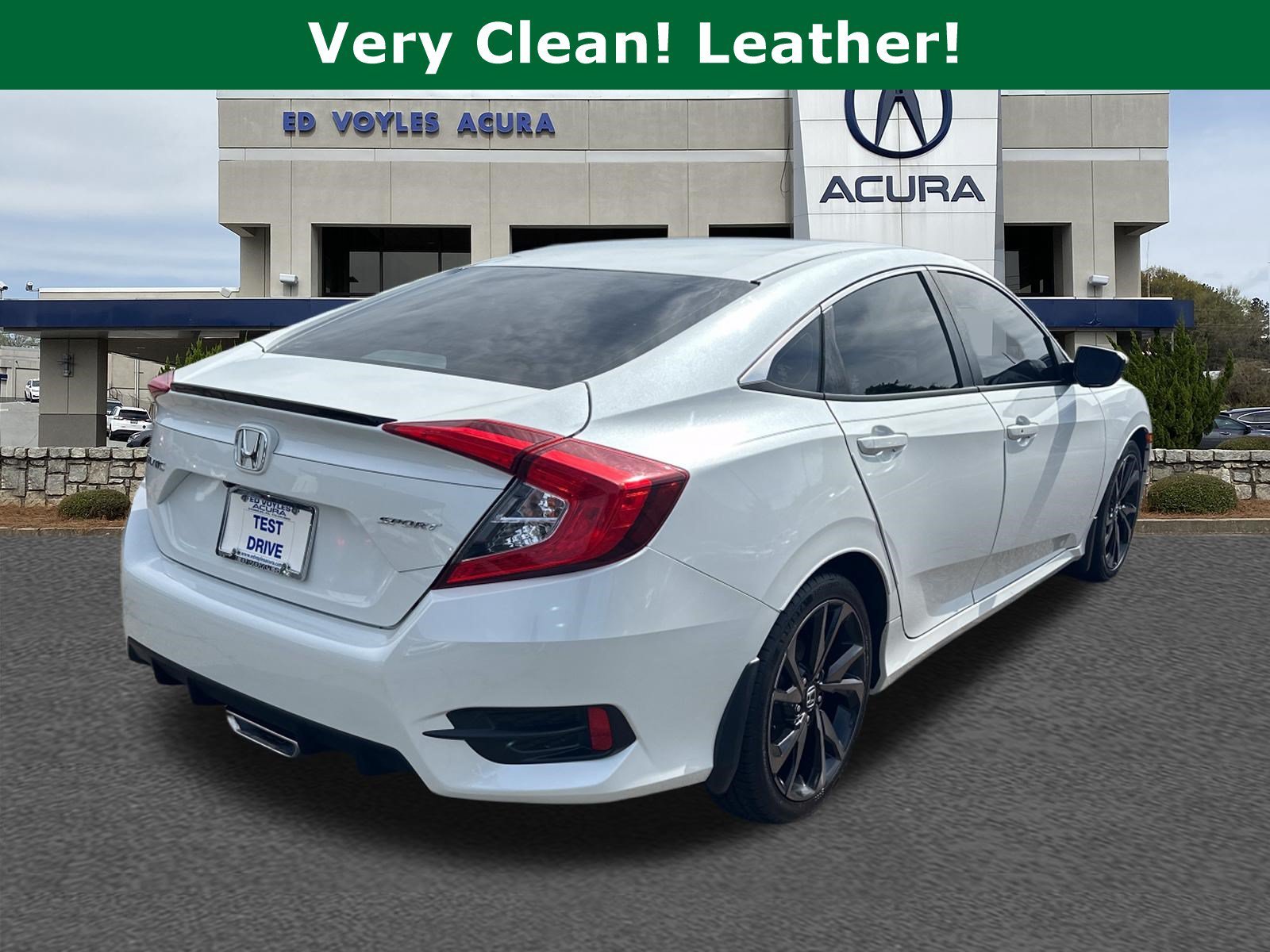 Used 2020 Platinum White Pearl Honda Sport image 5