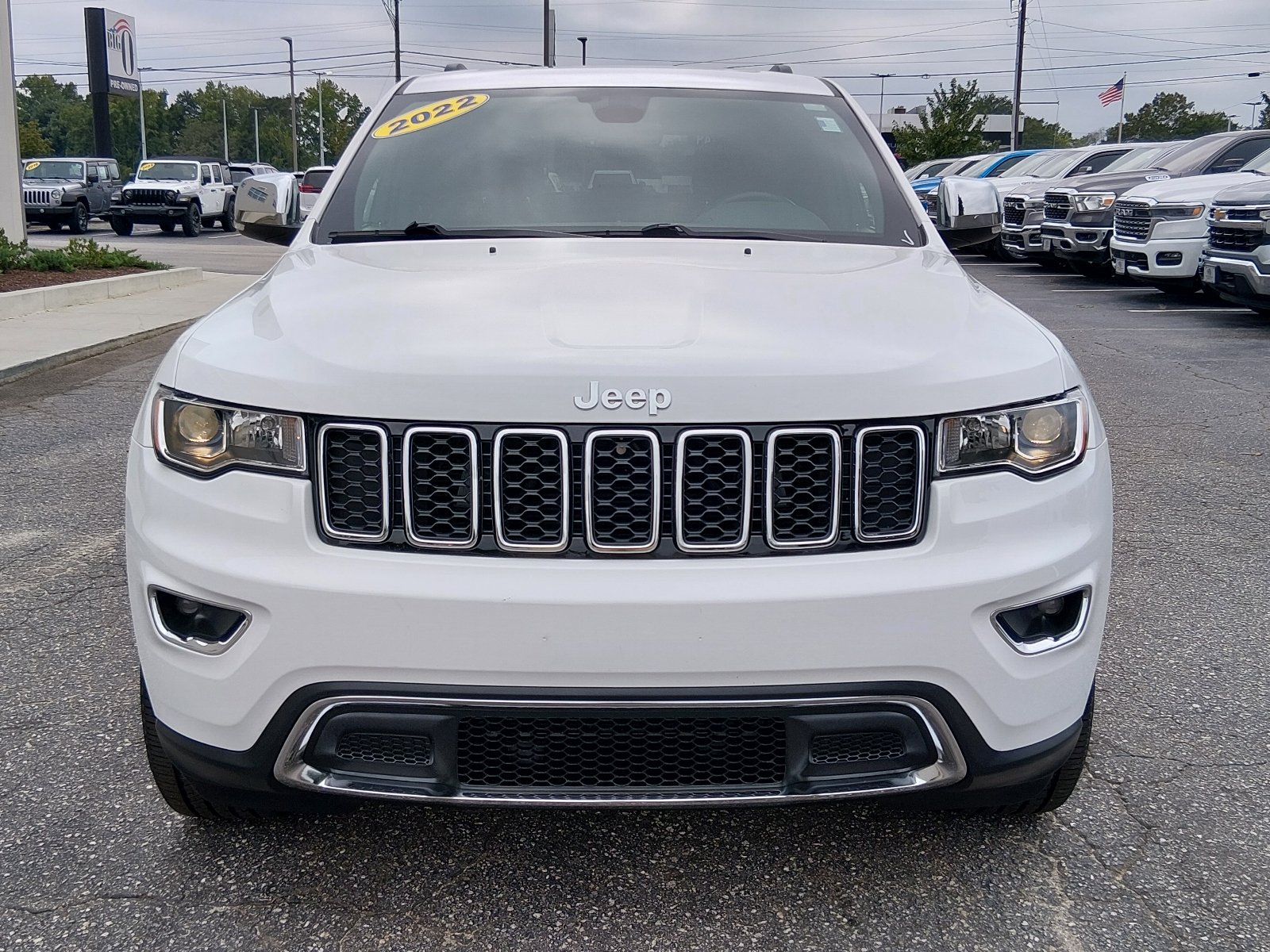 Certified Used 2022 Bright White Clear Coat Jeep Limited image 8