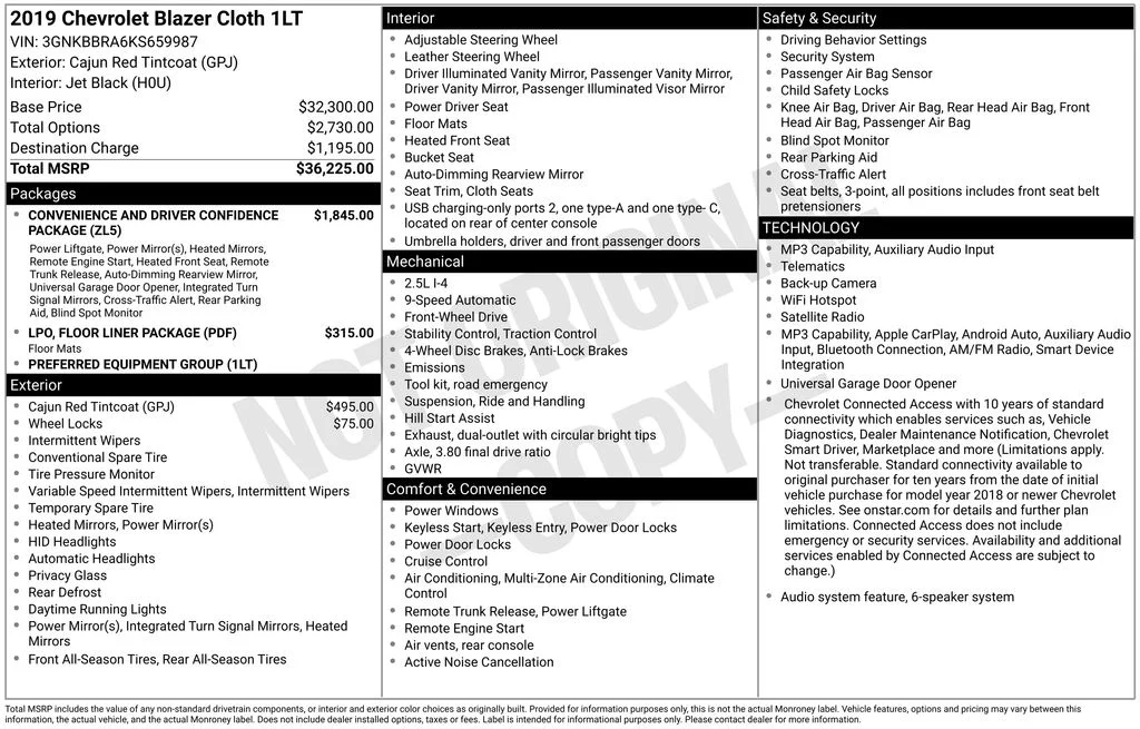 Used 2019 Red Chevrolet Base image 7