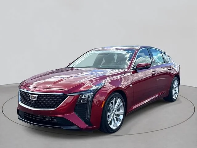 Certified Used 2025 Radiant Red Tintcoat Cadillac Premium Luxury image 1